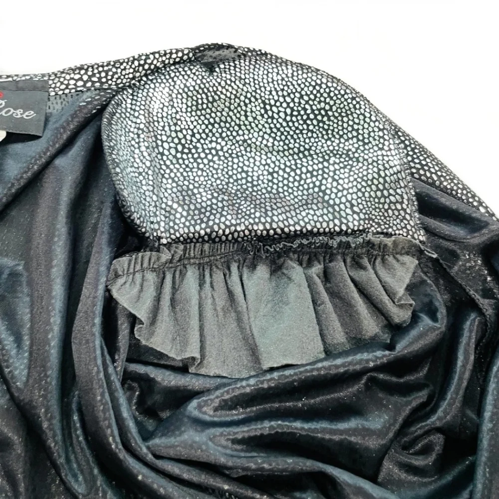 Vintage Silver Disco Blouse Bazer - Picture 6 of 8